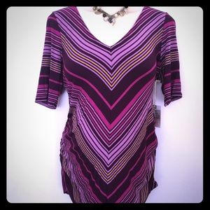 Jessica Simpson | NWT Double V-Neck Elbow Sleeve